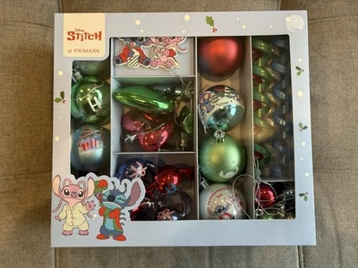 Disney Lilo & Stitch {Juego de 25} Mini Adornos de Navidad Irrompibles-NUEVOS Foto 1 de 2