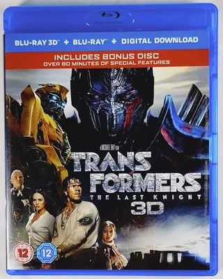 TRANSFORMERS: THE LAST KNIGHT Pre-owned 3D Blu-Ray + 2D + Bonus Disc 2017 Movie - Image 1 of 4