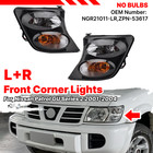 Pair For Nissan Patrol GU Y61 01-04 Front Corner Lights Indicator Lens NGR21011