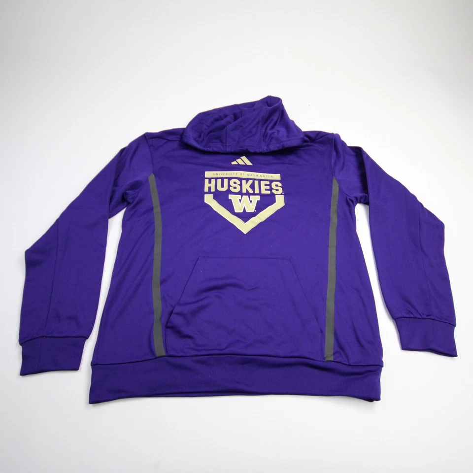Washington Huskies Adidas Sudadera Para Hombre Púrpura Nueva Foto 1 de 4