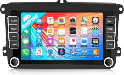 7" Apple Carplay Android 12 Autoradio GPS Navi Für 2 DIN VW GOLF 5 6 Passat Polo - Bild 1 von 4