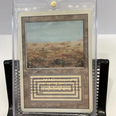 MTG Magic The Gathering revised Scrubland Dual Land LP/MP 1993 - Image 1 of 2