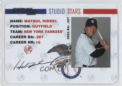 2004 Donruss Studio Studio Stars Hideki Matsui #SS-19 - Image 1 of 2