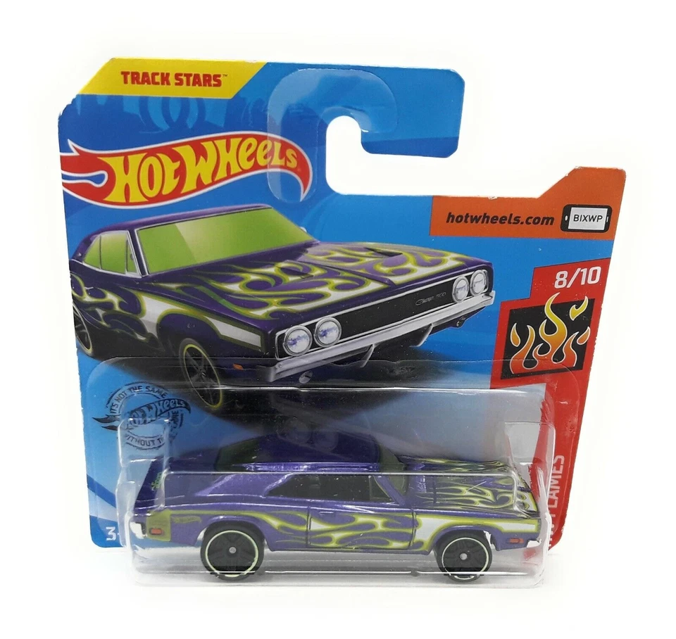 Hot Wheels 189/2020 Dodge Charger 500 1969 Flames Malaysia blister corto in... - Immagine 1 di 1