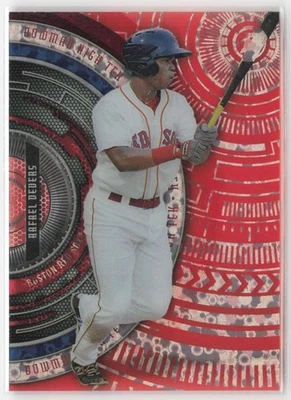Rafael Devers Boston Red Sox 2017 Bowman High Tek Red Orbit Diffractor 54827 - Image 1 of 2