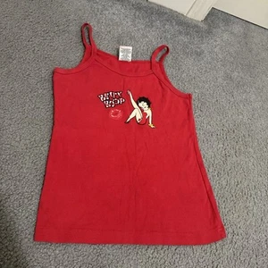 Canotta vintage Betty Boop piccola rossa 2002 retrò - Foto 1 di 10