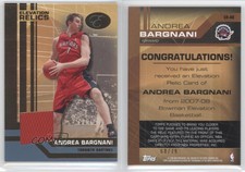 2007-08 Bowman Elevation Elevation Relics Blue /79 Andrea Bargnani #ER-AB