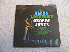 GEORGE JONES  SIGNED ALBUM  BLUES AND LONESOME