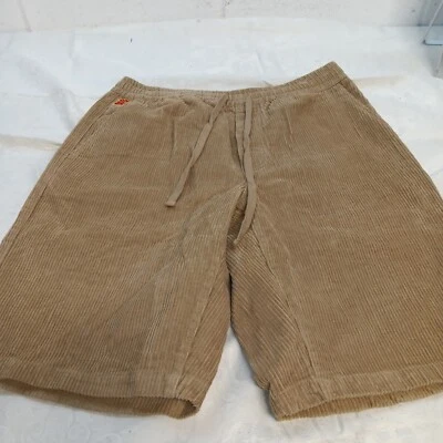 Empyre Shorts Mens Small 32 Brown Relax Loose Fit Corduroy Cotton Skater - Image 1 of 4