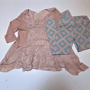 Leggings/ Tunic Set. Simply Couture top M, Lularoe leggings. OS. NWOT - Picture 1 of 9