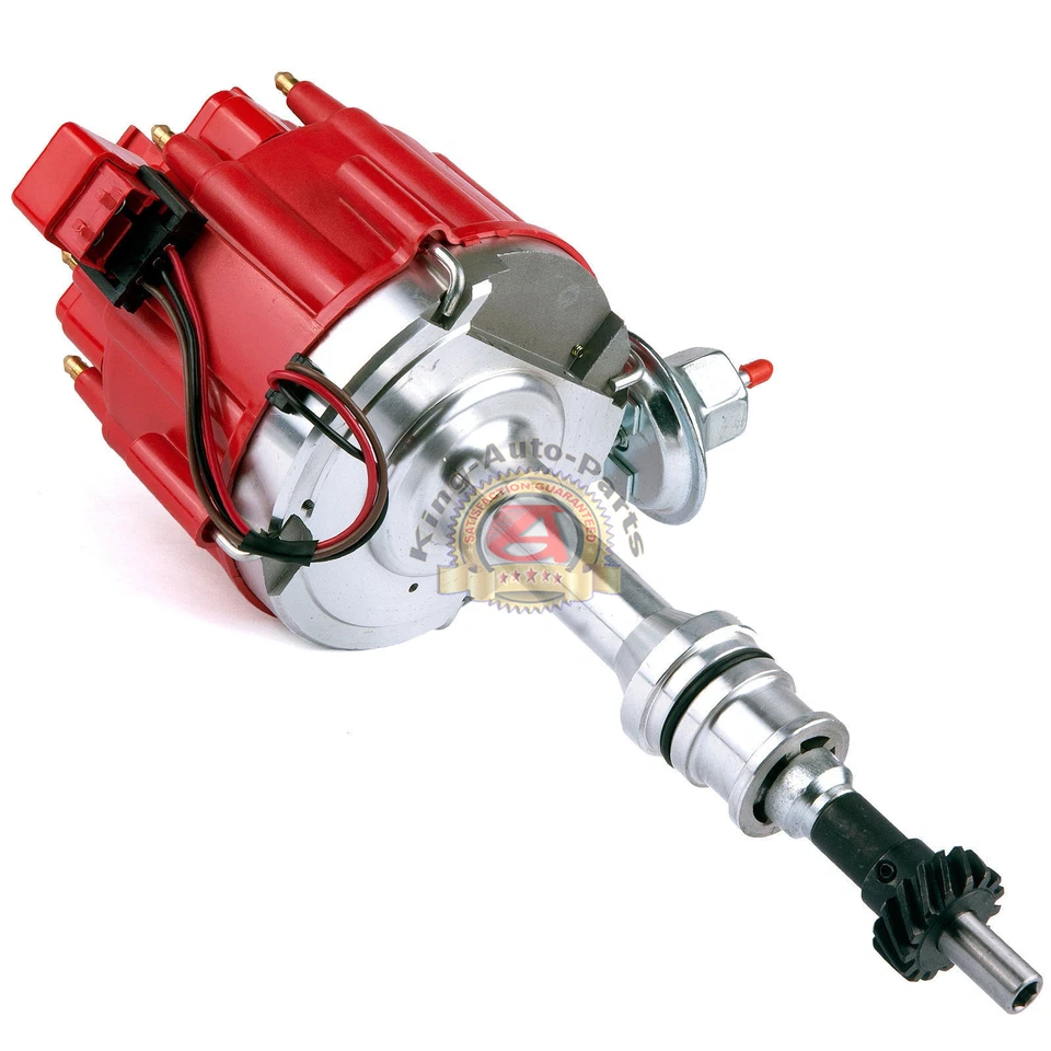 Ford 351C 351M 400 429 460 HEI Distributor 65,000 KV Coil 7500 RPM Module RED - Image 1 of 4