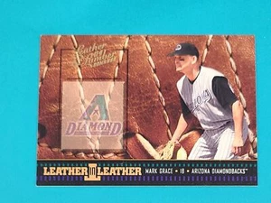 2004 Donruss Leather & Lumber /2499 #LEL-27 Mark Grace BASEBALL Card V9 - Picture 1 of 2