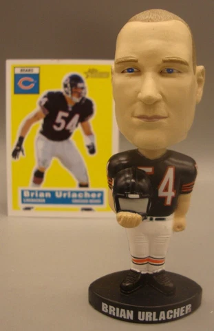2002 LOOSE LIL BOBBER 4" BOBBLEHEAD FIGURE BRIAN URLACHER CHICAGO BEARS Cover