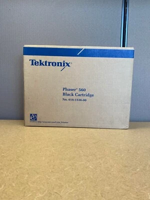 New Genuine Tektronix Phaser 560 Black Cartridge 016-1536-00 New OEM - Image 1 of 2