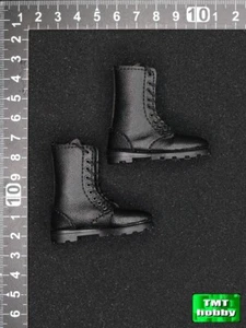1:6 Scale WHOHO W003 Vietnam War USMC - Black Combat Boots (HOLLOW TYPE) - Imagen 1 de 3