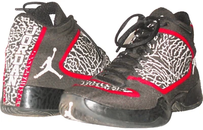 Men's AIR JORDAN XX9 Elephant Cement III #23 Black-Gray-Red High-Top Sneakers 11 - Image 1 of 4