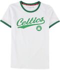 Tommy Hilfiger Womens Boston Celtics Logo Graphic T-Shirt, White, Small