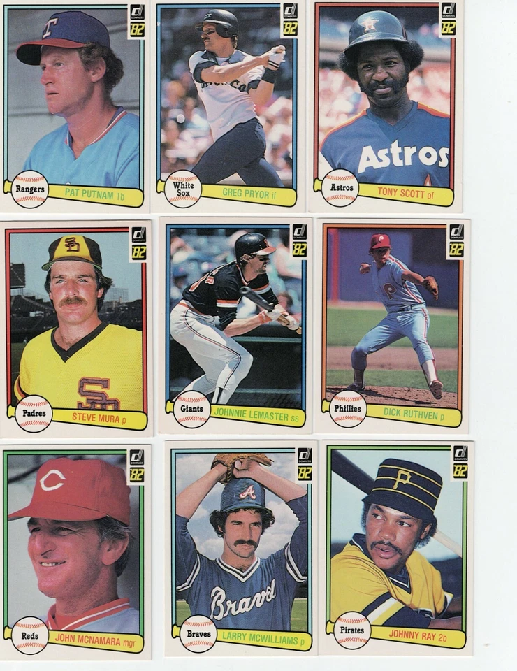 1982 DONRUSS Baseball Complete Your Set 501-660 - Image 1 of 1