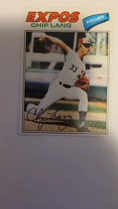 1977 TOPPS CHIP LANG #132 NM - Picture 1 of 1