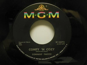 Conway Twitty: A Little Piece Of My Heart / Comfy 'n Cozy, 45 RPM EX (D9) - Picture 1 of 2