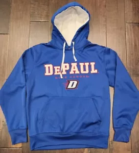 Colosseum DePaul Blue Demons Royal Blue Hoodie - Men's Medium - Picture 1 of 4