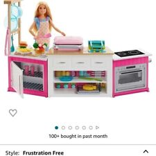 Barbie com Diversos Acessórios de Cozinha para Criar Comida, Brinquedo  Mattel Nunca Usado 65757448