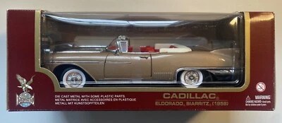 Cadillac Eldorado Biarritz 1958 1:18 Die Cast Metal Car Road Legends-No. 92158 Foto 1 de 4