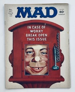 Mad Magazine June 1974 No. 174 My Fair Laddie Musical 6.0 FN Fine No Label - Picture 1 of 3