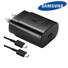 25W Type USB-C Super Fast Wall Charger+3FT Cable For Samsung Galaxy S22+Ultra 5G