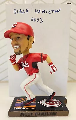 Cincinnati Reds BILLY HAMILTON ENTRENAMIENTO DE PRIMAVERA BOBBLEHEAD 2015 Goodyear Ballpark Foto 1 de 4