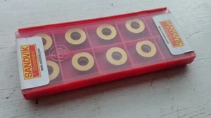 10 Sandvik carbide inserts R300-1240E-MM 2040 ( R300 12 04 stainless & exotics - Picture 1 of 4