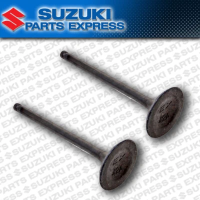 NEW SUZUKI DR650SE DR200 S SE SP200 TWO OEM EXHAUST VALVES KIT PAIR 12912-42A00 - Image 1 of 4