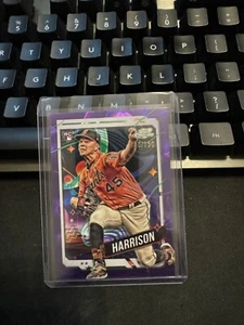 2024 Topps Cosmic Chrome Baseball Kyle Harrison Purple Nebula/150 #45 - Picture 1 of 2