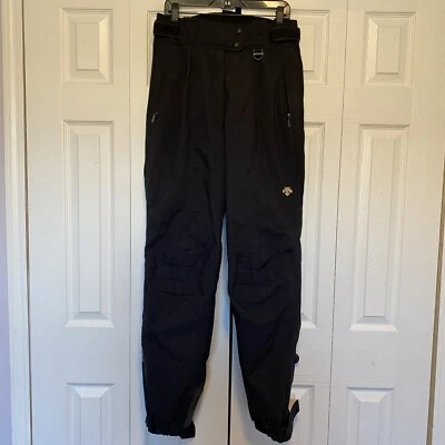 Pantalones negros para mujer Descente esquí de nieve talla 14 L Foto 1 de 4