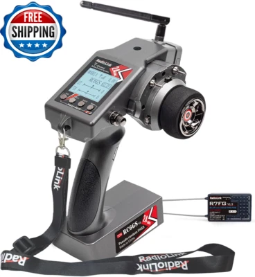 Radiolink RC6GS V3 7 Canales Transmisor RC y Receptor Giroscópico Impermeable R7FG Foto 1 de 4