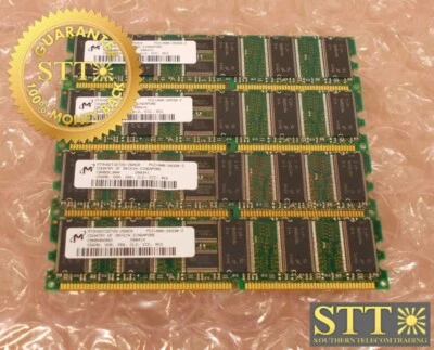 MT9VDDT3272G-26AC0 MICRON 256MB PC2100 DDR-266MHZ ECC DIMM 370-5565-01 (LOTE DE 4) Foto 1 de 3