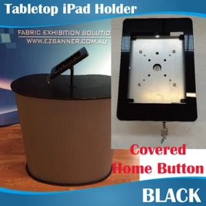 9.7" iPad Lockable Tabletop Desktop iPad Stands Counter Gen 2/3/4/5/6/Air 1,2 - Picture 1 of 5