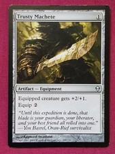 Magic The Gathering ZENDIKAR TRUSTY MACHETE single artifact card MTG