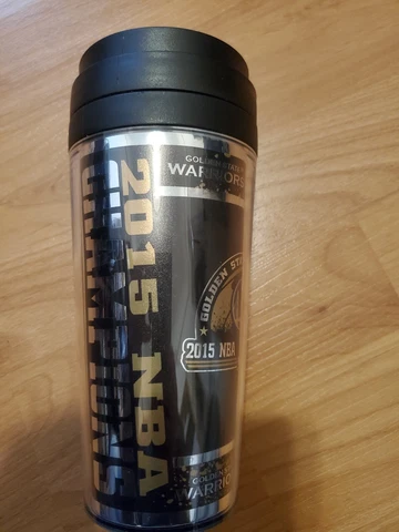 Golden State Warriors 2015 NBA Champions 16oz Coffee Tumbler Cup - New Cover