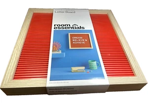 Room Essentials 12"×12" Red Display Message Letter Board with 180 1" Characters - Picture 1 of 2