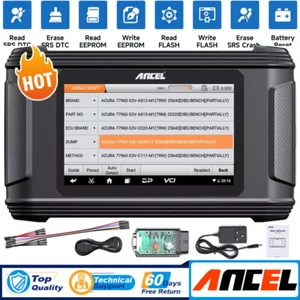 ANCEL Car Battery & Airbag Module Repair SRS Unit Crash Code Clear OBD2 Scanner - Picture 1 of 10