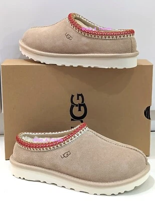 Authentic Women's Shoes 100% UGG 5955 Tasman Braid Slippers Sand Dark Cherry - Image 1 of 2