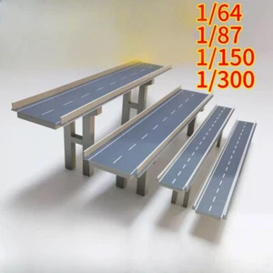 1/300-64 Diorama Highway Viaduct Layout Bridge City Building Model Scene Display - Picture 1 of 34