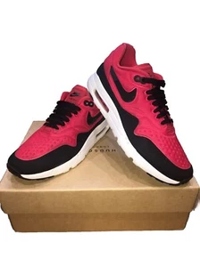 Mens Nike Air Max 1 Ultra SE Trainers Size 7 Red Black Very Good Condition - Picture 1 of 11
