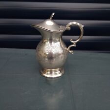 Antique English Silver Plate Pitcher EPBM / Lidded Pitcher 5"