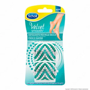 Scholl Ricarica Velvet Smooth Roll Esfoliante per Pelle Secca Pedicure Piedi 2pz - Foto 1 di 1