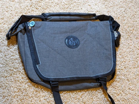 NYCFC New York City Football Club Laptop Messenger Bag Gray Blue MLS Soccer Cover