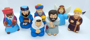 Zany Brainy Child’s First Christmas Nativity Play Set Figures Lot of 7 - Picture 1 of 6