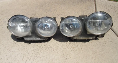 04-07 Faros halógenos Jaguar XJ8 XJR con lentes transparentes restauradas probados a diestros y diestros Foto 1 de 4