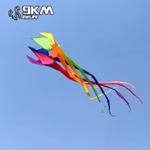 Colgante de turbina giratoria Windsock de 4 m para lavandería suave inflable cometa de exhibición 40D - Imagen 1 de 7